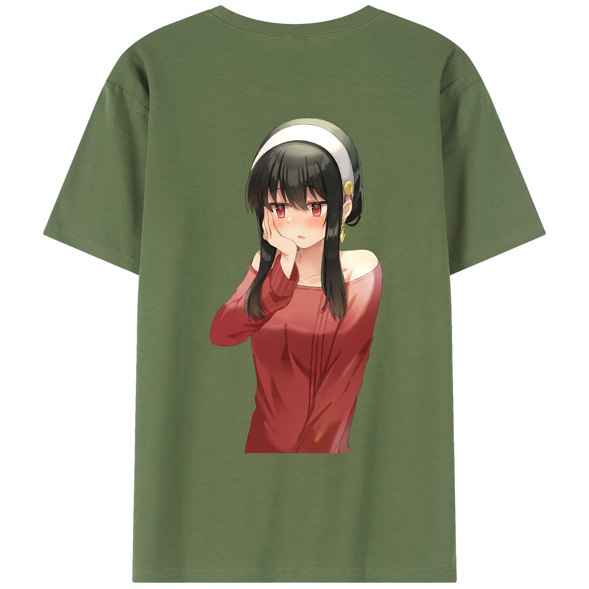 （画像用） SPY×FAMILY间谍家家酒 綿100％ メンズ半袖Tシャツ（バックプリント） 通気性